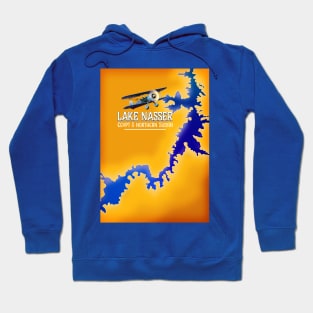 Lake Nasser Egypt map Hoodie